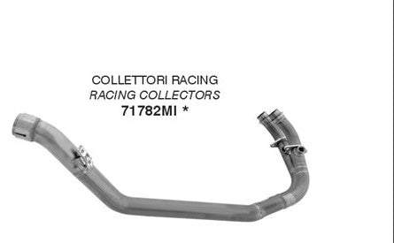 COLLETTORE RACING INOX ARROW PER BENELLI TRK 702/702X 2023