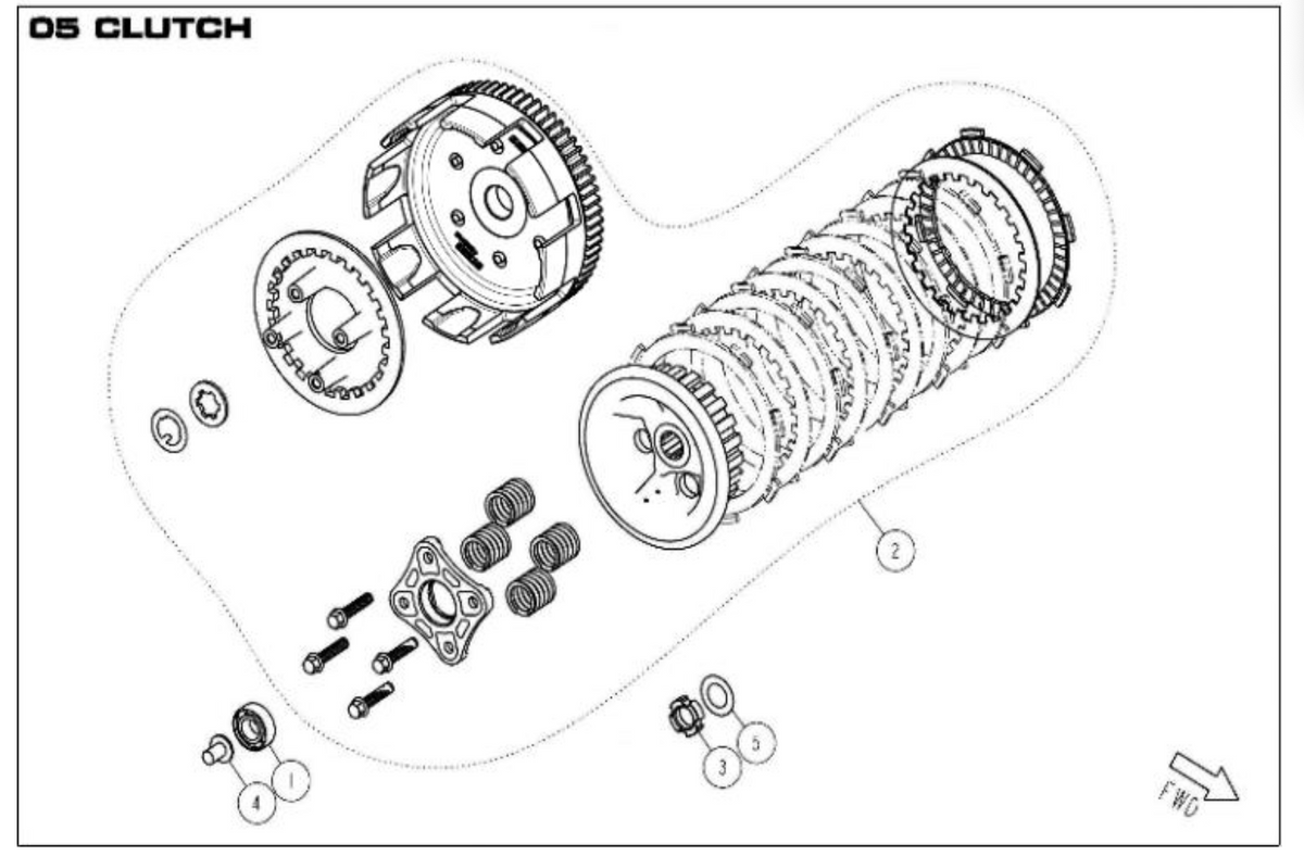 BLUE PRINT ADW193038 Kit frizione per OPEL,VAUXHALL