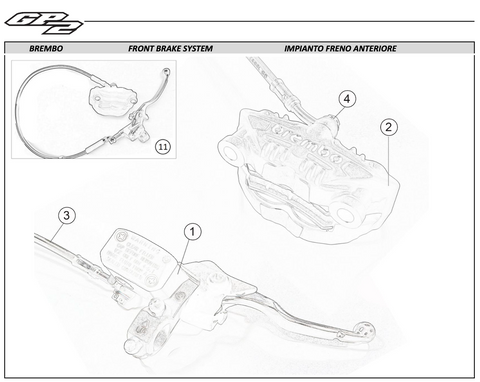 TUBO FRENO ANT GP-2 dal 2022 (3)