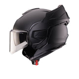 CASCO CABERG TRIP MATT BLACK CON MENTONIERA REVERSIBILE