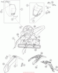 GUIDA TUBO FRENO KTM SX/EXC 14/16