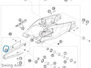 CRUNA ANTERIORE KTM 1190 RC8 08/12