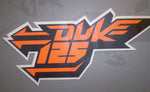 Adesivo KTM DUKE 125