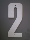 Numero in plastica per tabelle H 17cm