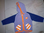 Baby hooded fleence jacket KTM