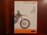 Manuale d'uso e manutenzione KTM 125/150/250 SX