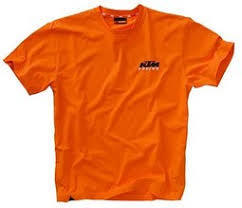 T-shirt racing orange KTM